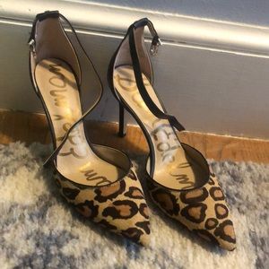 Sam Edelman Leopard Print Heels